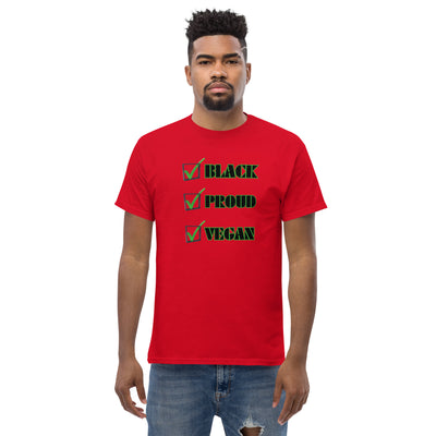 Black Proud Vegan Men's Classic T-Shirt