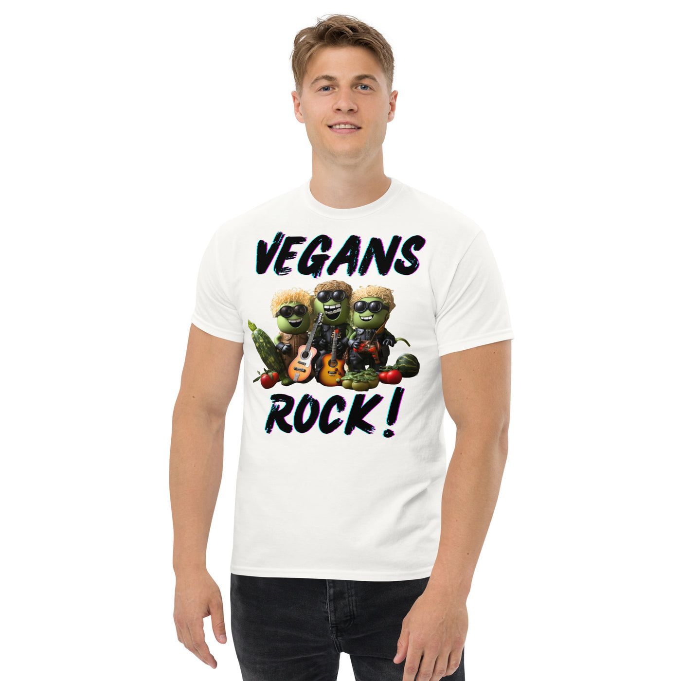 Vegans Rock Men's Classic Tee