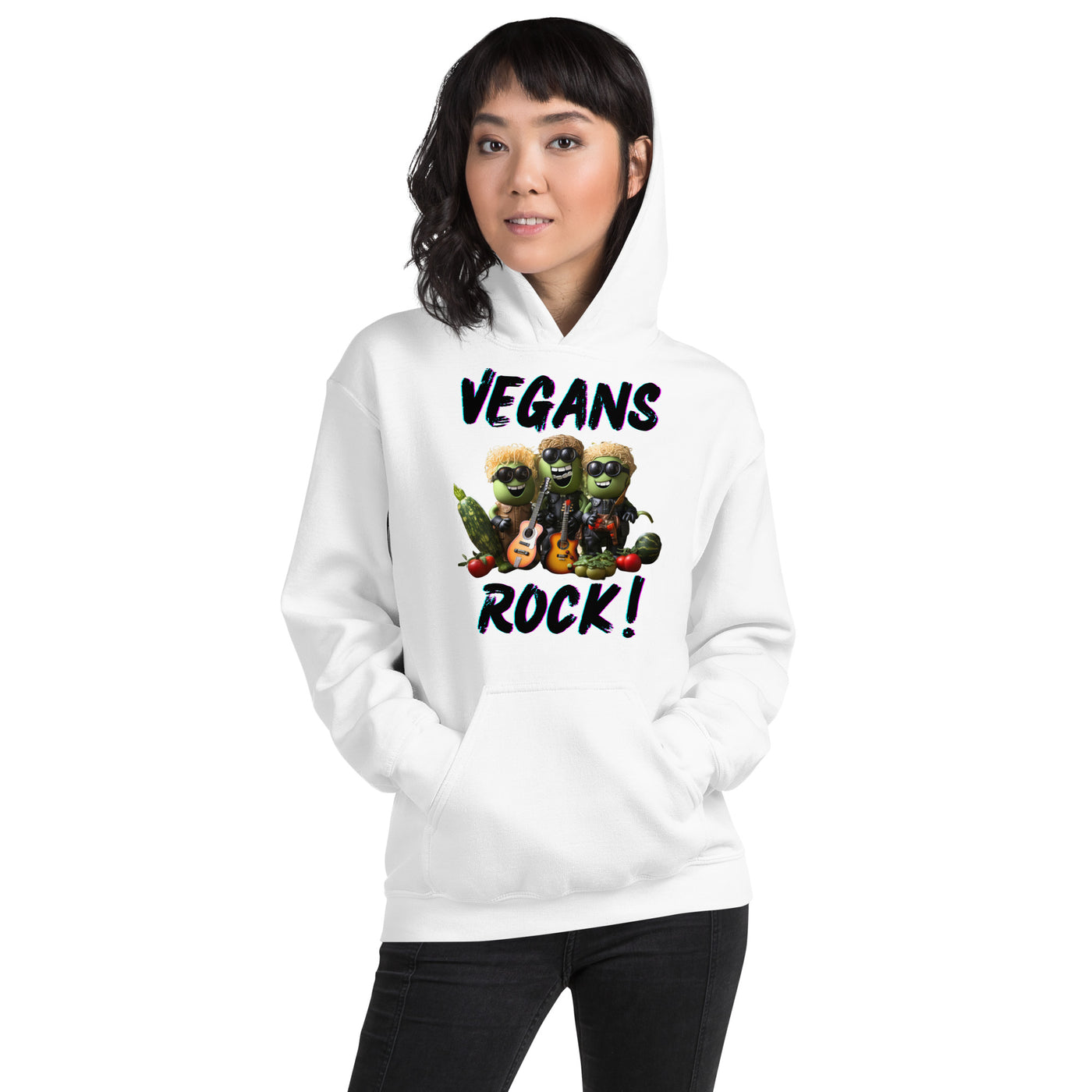 Vegans Rock Women's Hoodie