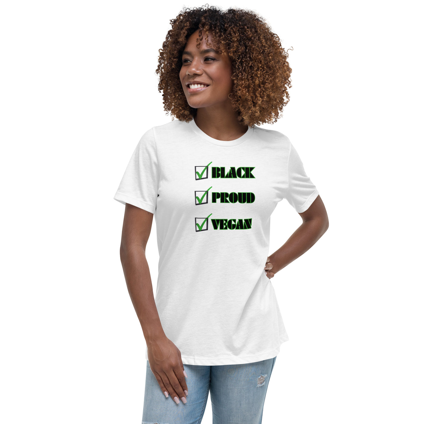 Black Proud Vegan Women's T-Shirt